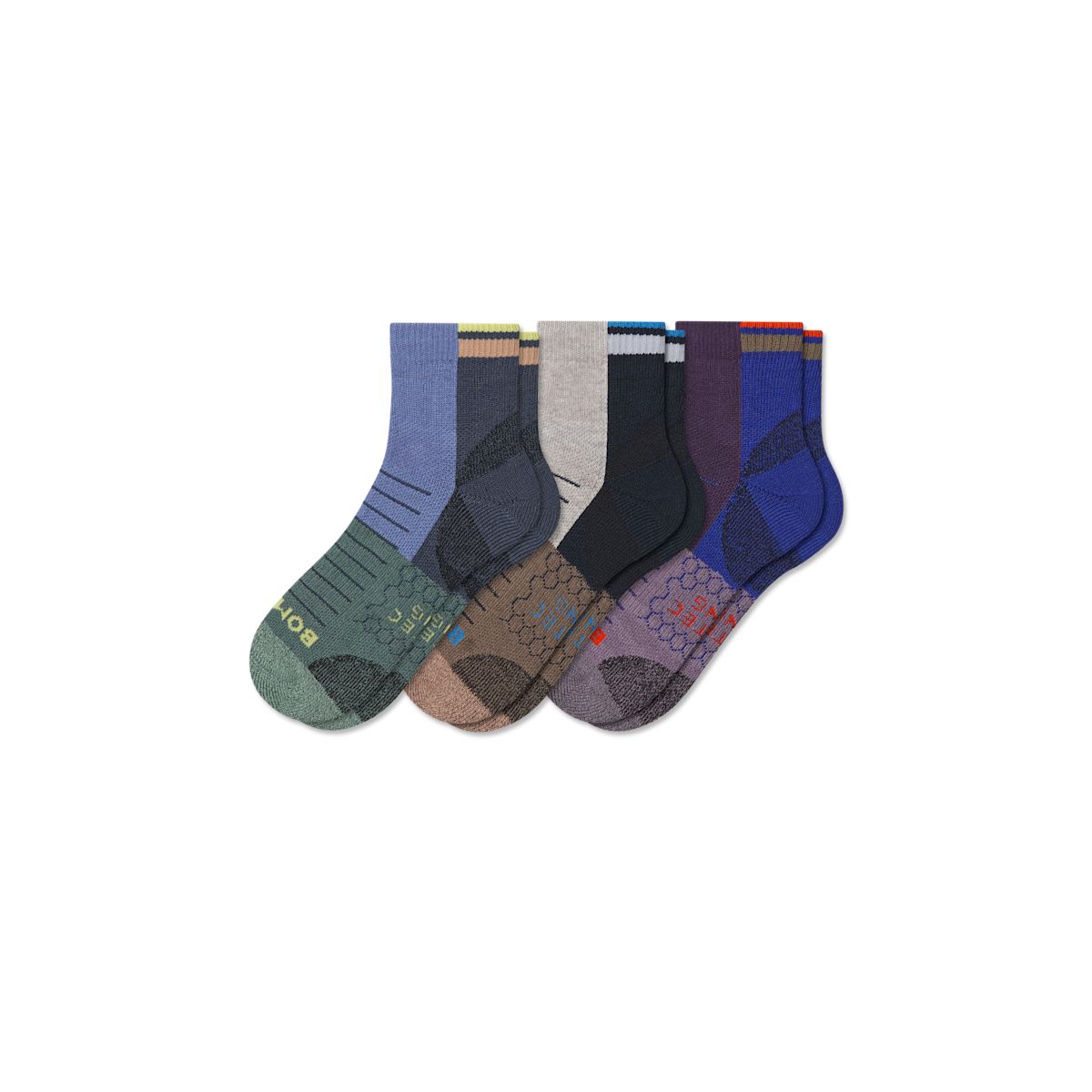 Men's Hiking Quarter Sock 3-Pack