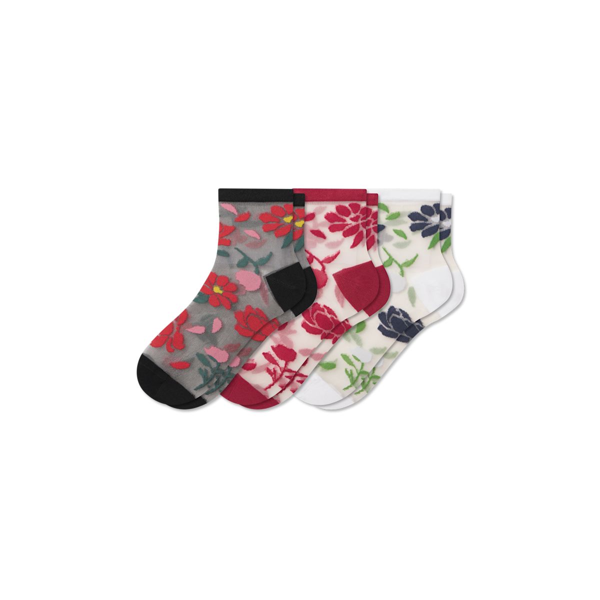 Women’s Sheer Quarter Sock 3-Pack