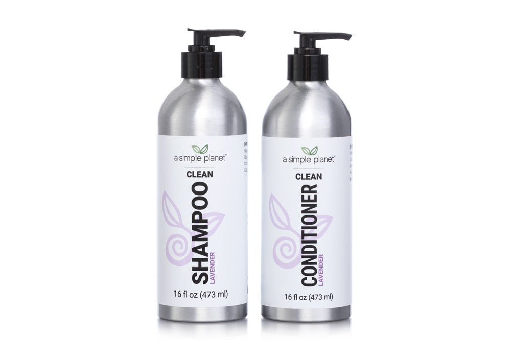 Zero Waste Hair Care Essentials - One Lavender and Once Sweet Orange