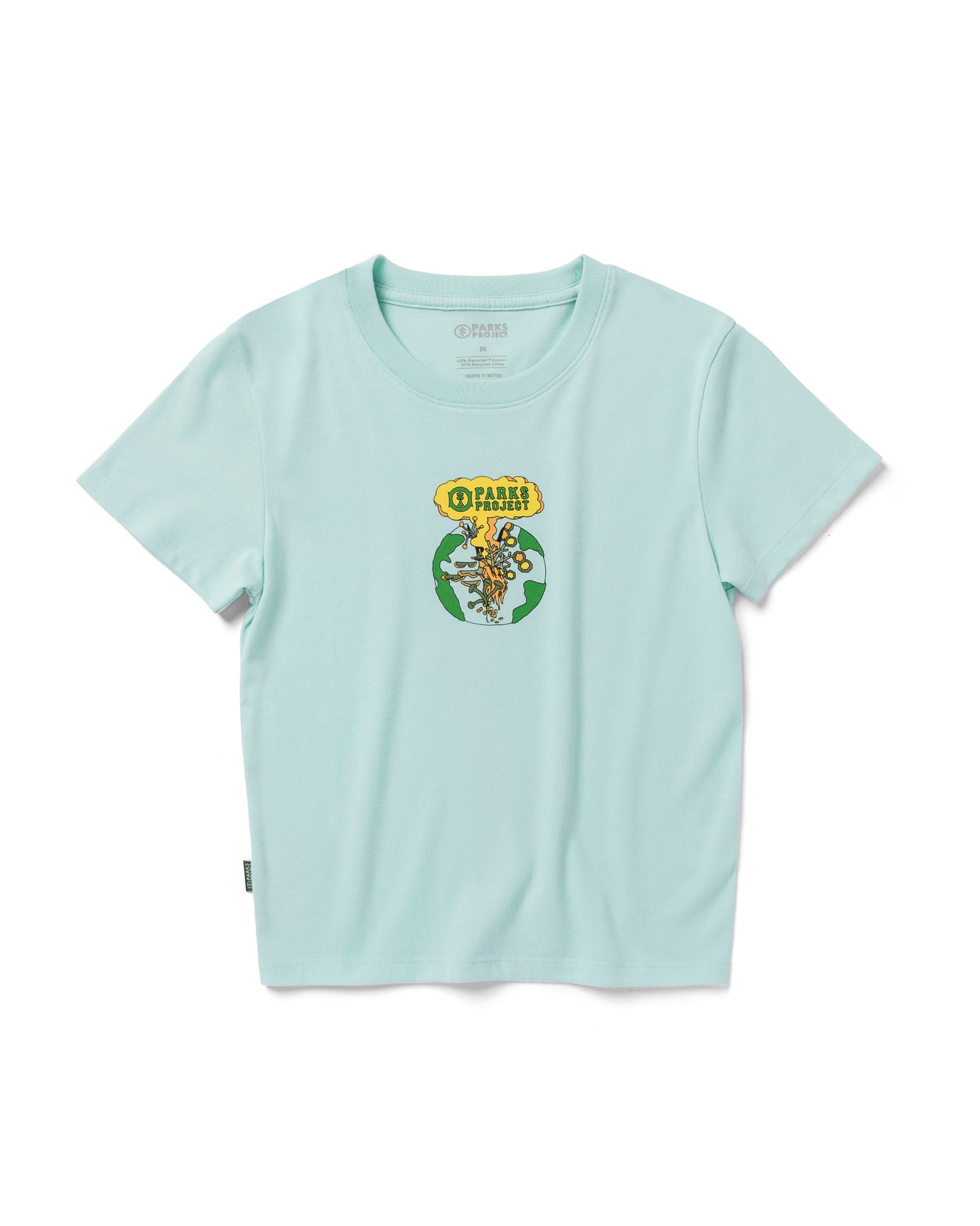 Women's Secret Lives Of Lichen Mini Tee - Ash Blue / XSmall