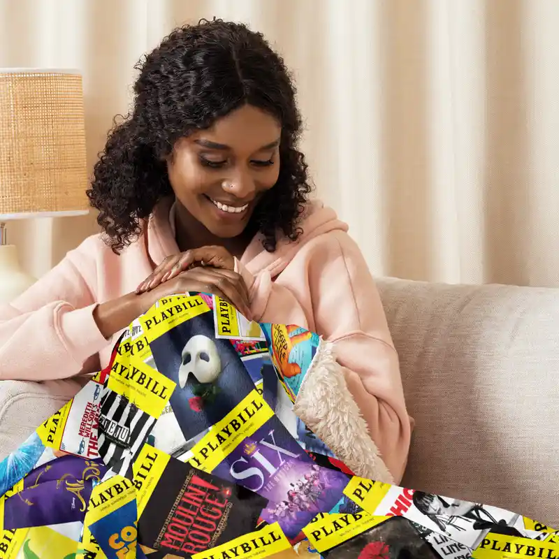 Favorite Playbill Covers Sherpa Blanket